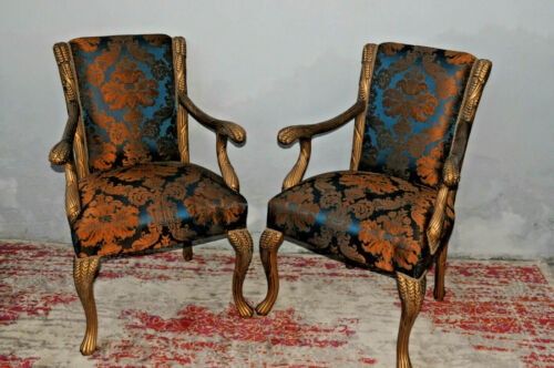 2 armchairs Louis XV style