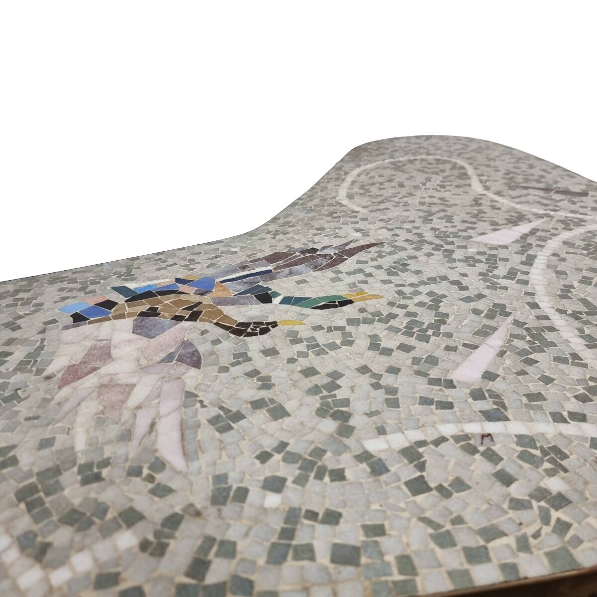 Vintage Berthold Müller Mosaic Coffee Table, 1960/70s