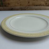 Plat Saint Amand Monaco blanc et jaune