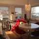 Ligne roset - ava ø130 extendable table + 4 alster chairs in alcantara
