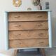Commode scandinave pieds compas