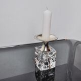 Ice cube candlesticks by Peill & Putzler, Germany, 1970