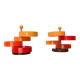 Extendable space-age pivoting bowls from the mid-century by Emsa, 1960s, set of 2.