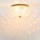 Large Mid-Century Bubble Glass Flush Mount/Ceiling Light by Helena Tynell for Limburg, Germany, 1960