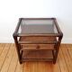 Table de chevet Roche Bobois en rotin