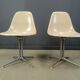 Chaises Eames La Fonda par Herman Miller, ensemble de 2 années 1960