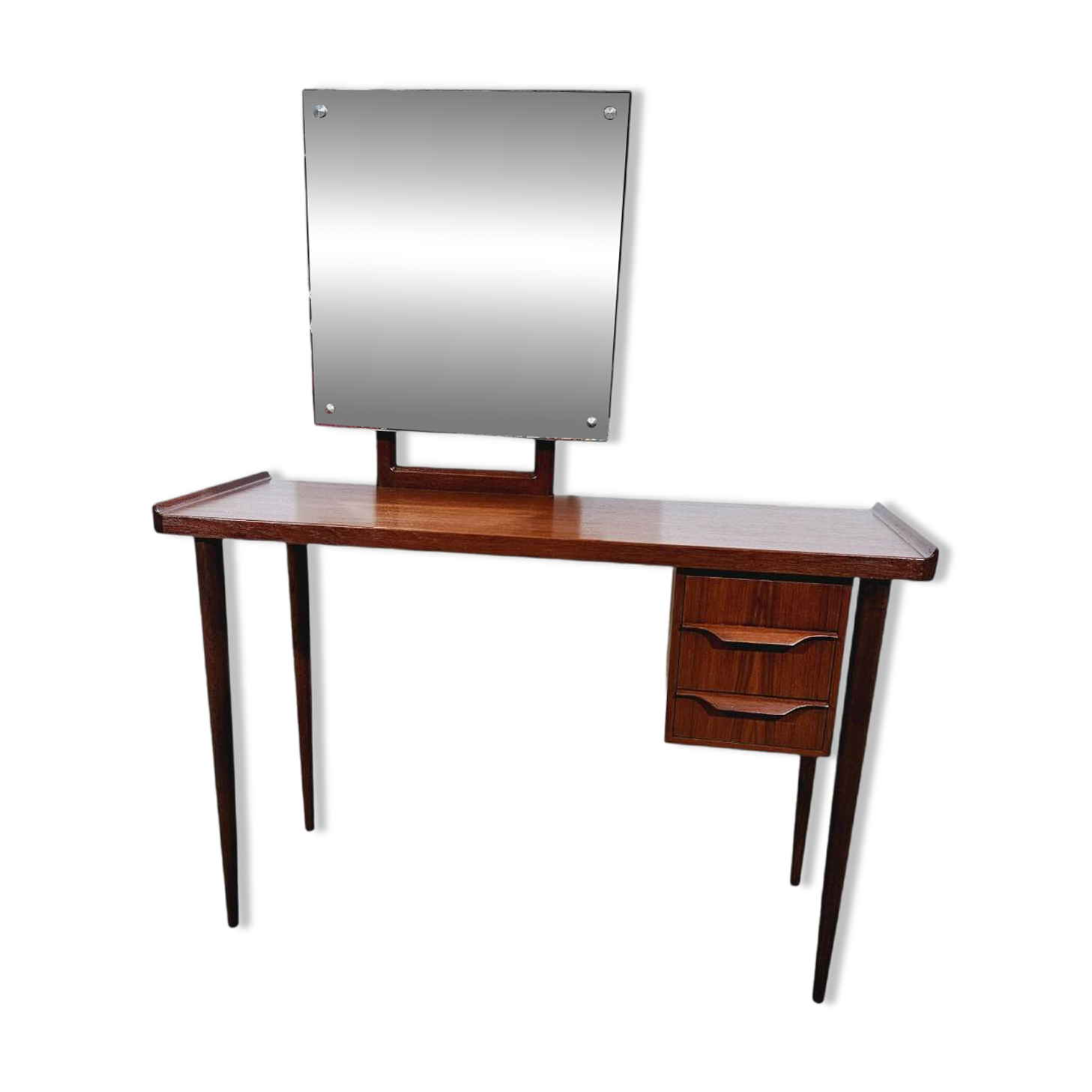 Gunnar nielsen tibergaard, toilet teak, denmark, 1960s.