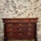 Commode Empire française ancienne en acajou