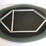Veca mirror and 2 matching Veca wall lights made in Italy