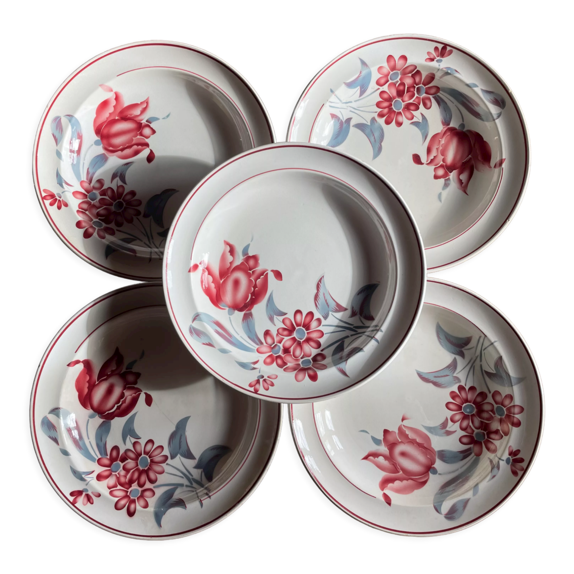 Plates "Mégève" Moulin des loups