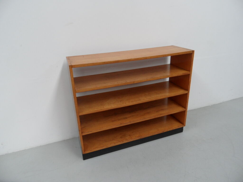 Vintage school open bookcase 1960's