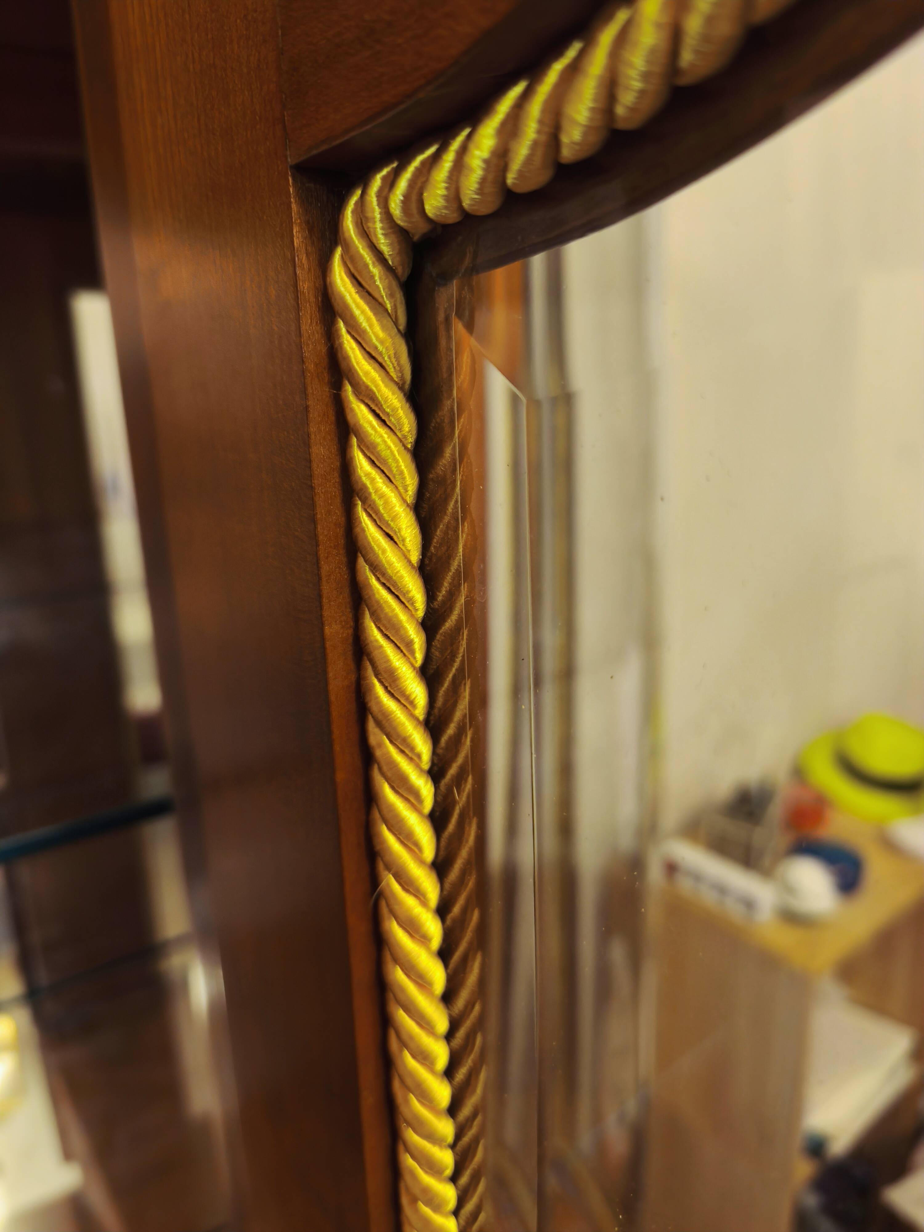 Silver cabinet, solid cherry wood display case