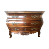 Commode de port à patine acajou