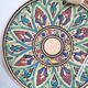 Hand-painted artisanal plate