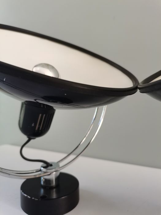 Pair of metal wall lamps 70s