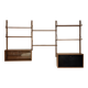 Teak wall library in the style of Poul Cadovius – 1960s
