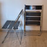 Pair of folding chairs, 1980s