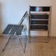 Pair of folding chairs, 1980s
