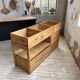 2m pine counter or central island with storage