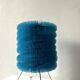 Table lamp, blue brush, rare vintage IKEA, model LYSBOJ, avant-garde design
