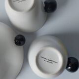 Set ensemble petit déjeuner tasses et bol design Constance Guisset
