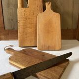 Old wooden cutting boards