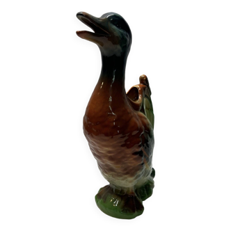 Earthenware duck carafe (G)