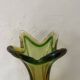 Amber Murano glass vase circa 1960