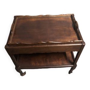 desserte roulante plateau