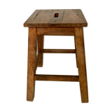 Massive wooden stool