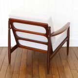 Grete jalk armchair - fabric, foam & straps: new