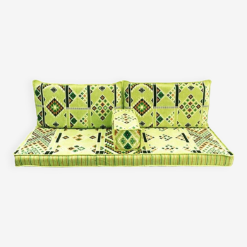 Arabic green floor sofa