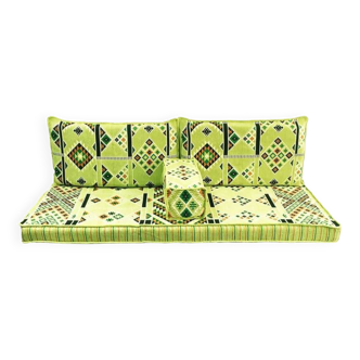 Arabic green floor sofa