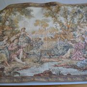 "Fishing party of Madame de Maintenon" Classical-inspired tapestry