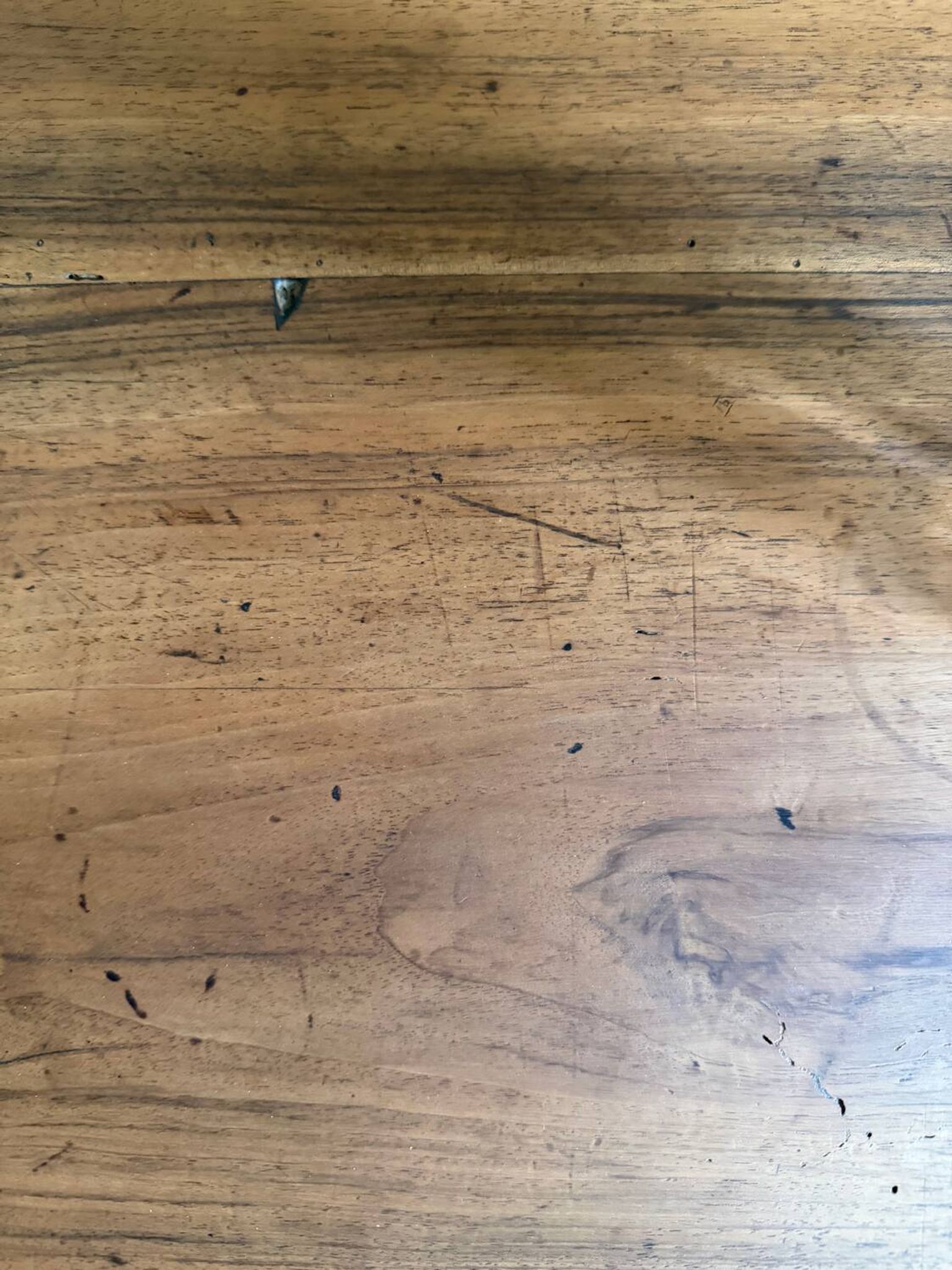 Wooden bedside table