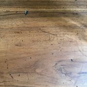 Wooden bedside table