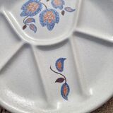 Plate set of 5 St Amand vintage Sologne model