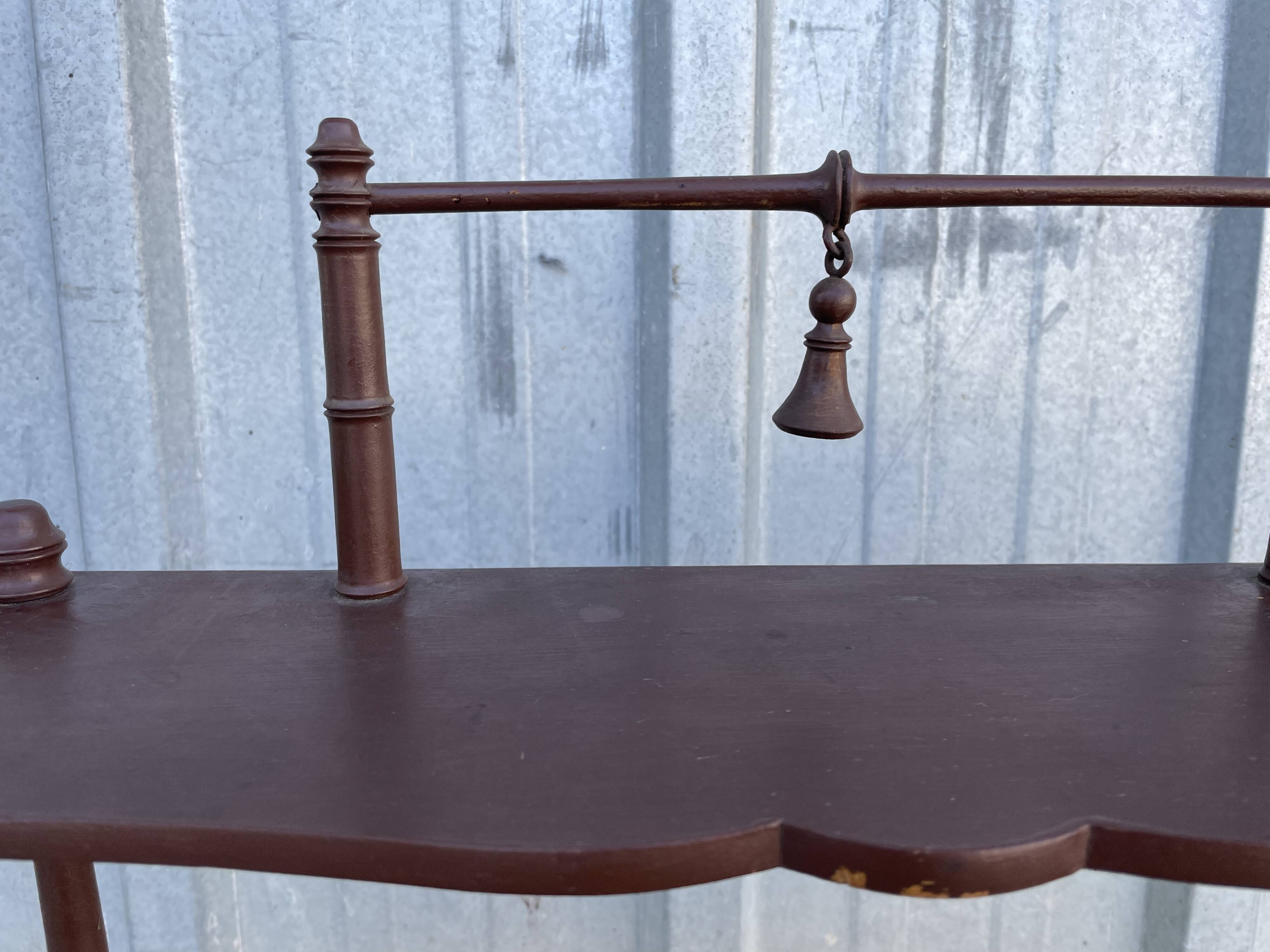 Old wooden wall shelf