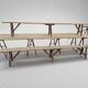 Table de moisson et 2 bancs, 1960