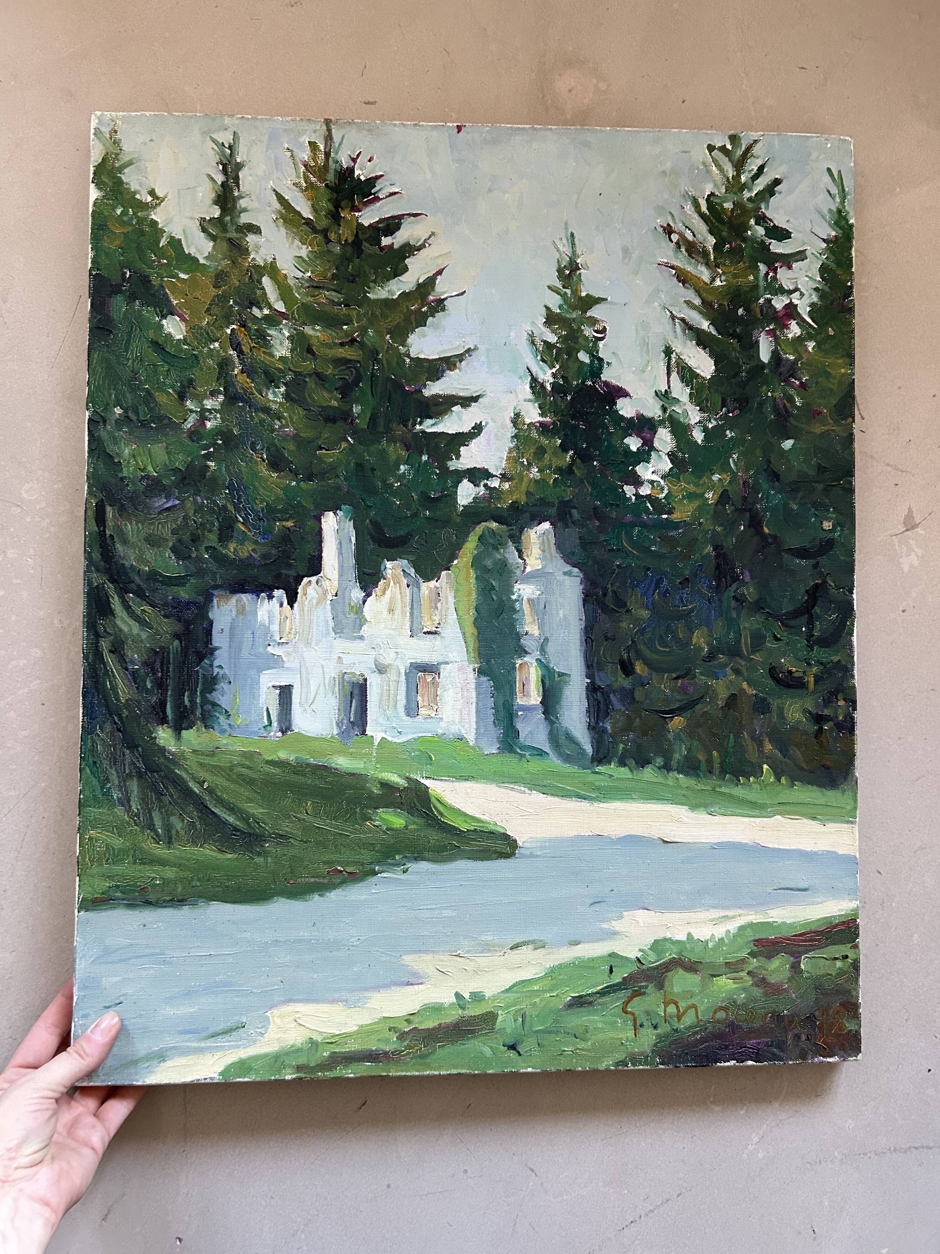 Antique painting signed G.Moreau, 1978