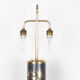 Set of 2 Chinese vintage table lamps with bamboo decor