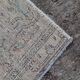Grey overdyed persian rug traditional handmade persian carpet- 198x285cm