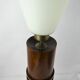 Massive rosewood lamp Denmark 1950