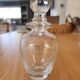 Toilet set / Trio of Baccarat crystal perfume bottles "St