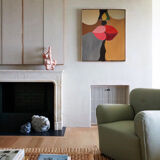 Colorful acrylic canvas 73x60 cm "The last of the kisses"