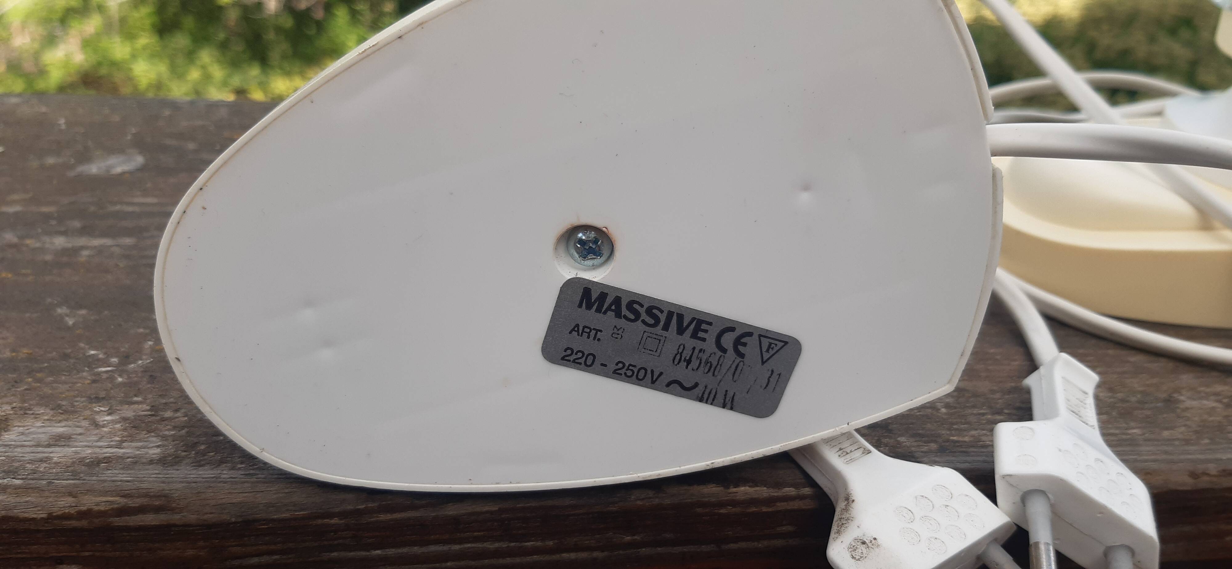 Duo de lampes Space Age