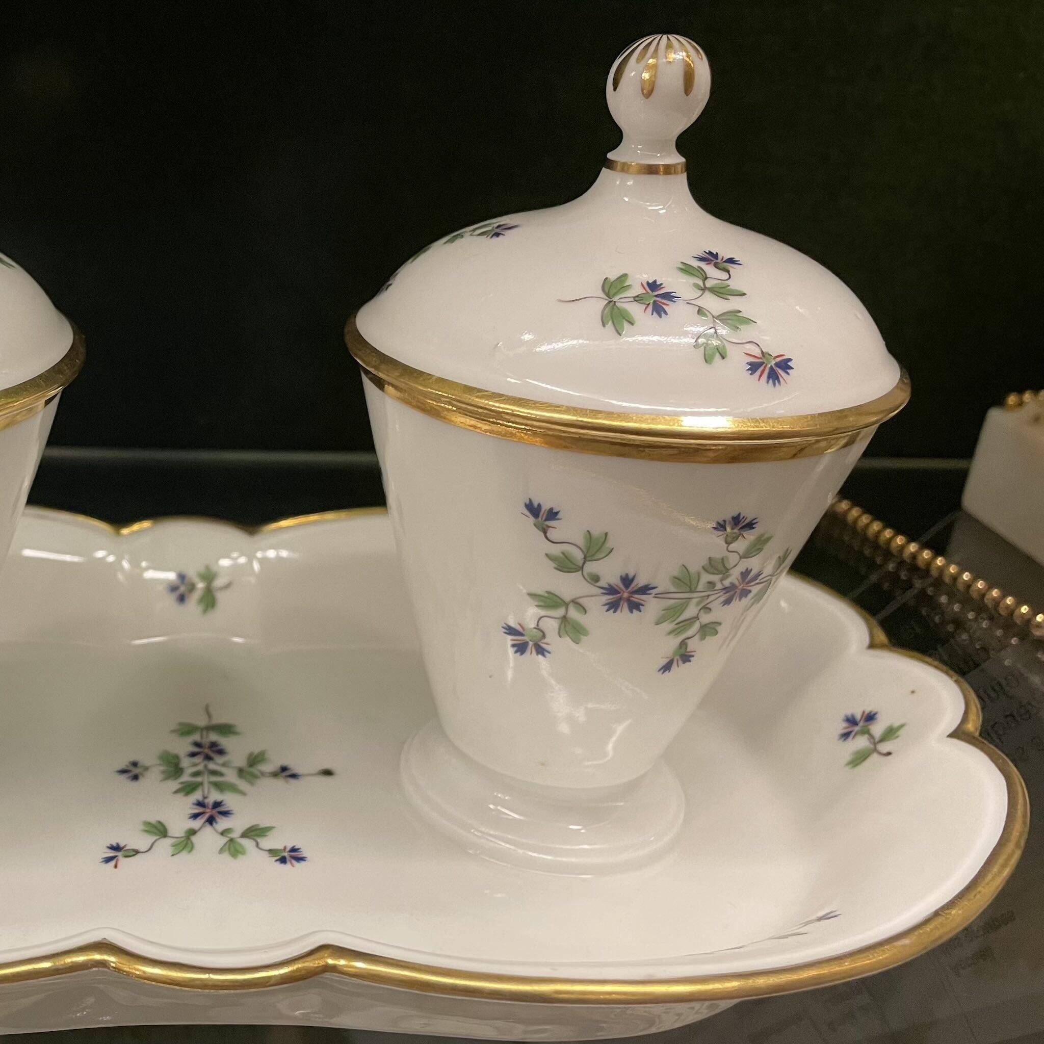 Porcelain Sugar Pot of the Duke of Angoulême | Barbeaux | 19th Century