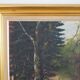 Painting „The Deep in the forest”, Scandinavian design, 1970s