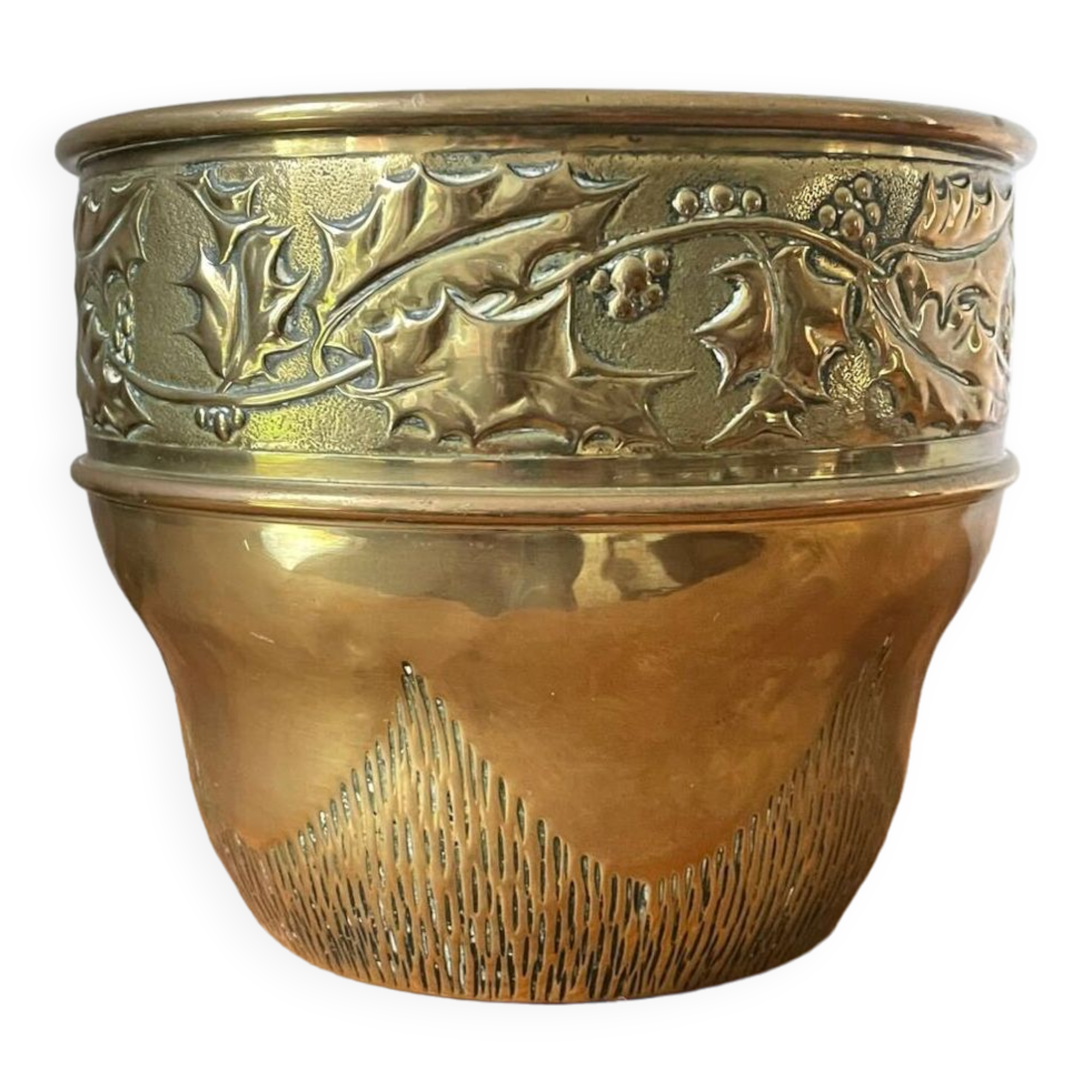 Brass planter from the 70s and 80s
