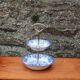 Johnson Bros. Two-Tier Serving Dish – “Coaching Scenes” – Blue English Earthenware
